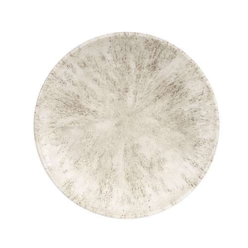 Churchill Stone Agate Grey Evolve Coupe Plate 21.7cm (Pack of 12) by Churchill  Coupe Plates for commercial kitchens
