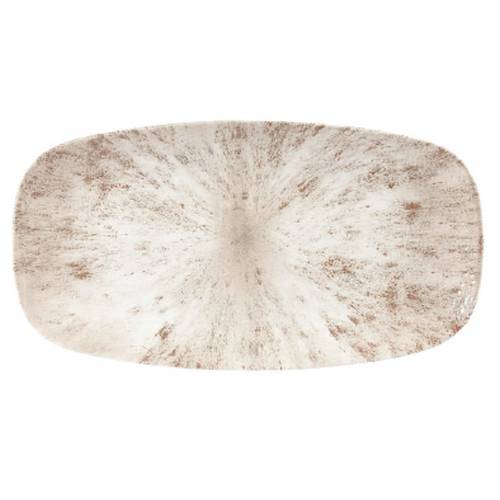 Churchill Stone Agate Grey Oblong Chef's Plate 30 x 15.3cm (Pack of 12) by Churchill  Plates for commercial kitchens