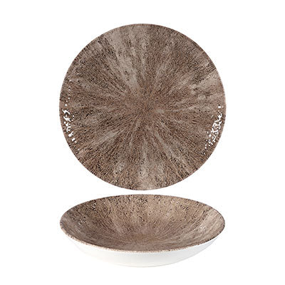 Stone Zircon Brown Evolve Coupe Bowl 18.2cm (Pack of 12)