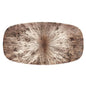 Churchill Stone Zircon Brown Oblong Chef's Plate 35.5 x 19cm (Pack of 6) by Churchill  Plates for commercial kitchens