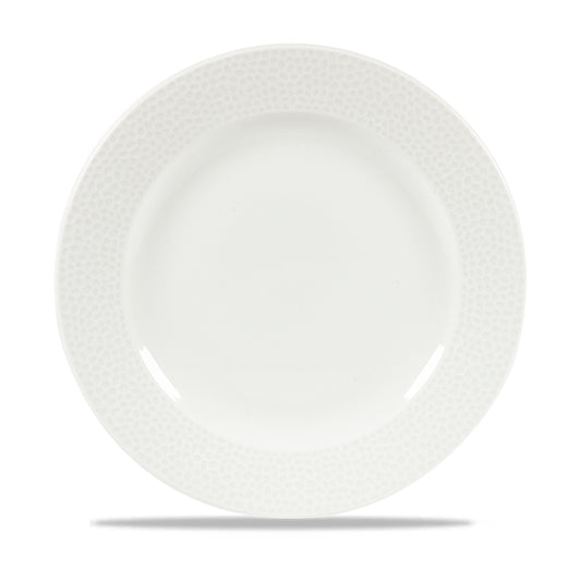 Isla White Footed Plate 27.6cm (Pack of 12)