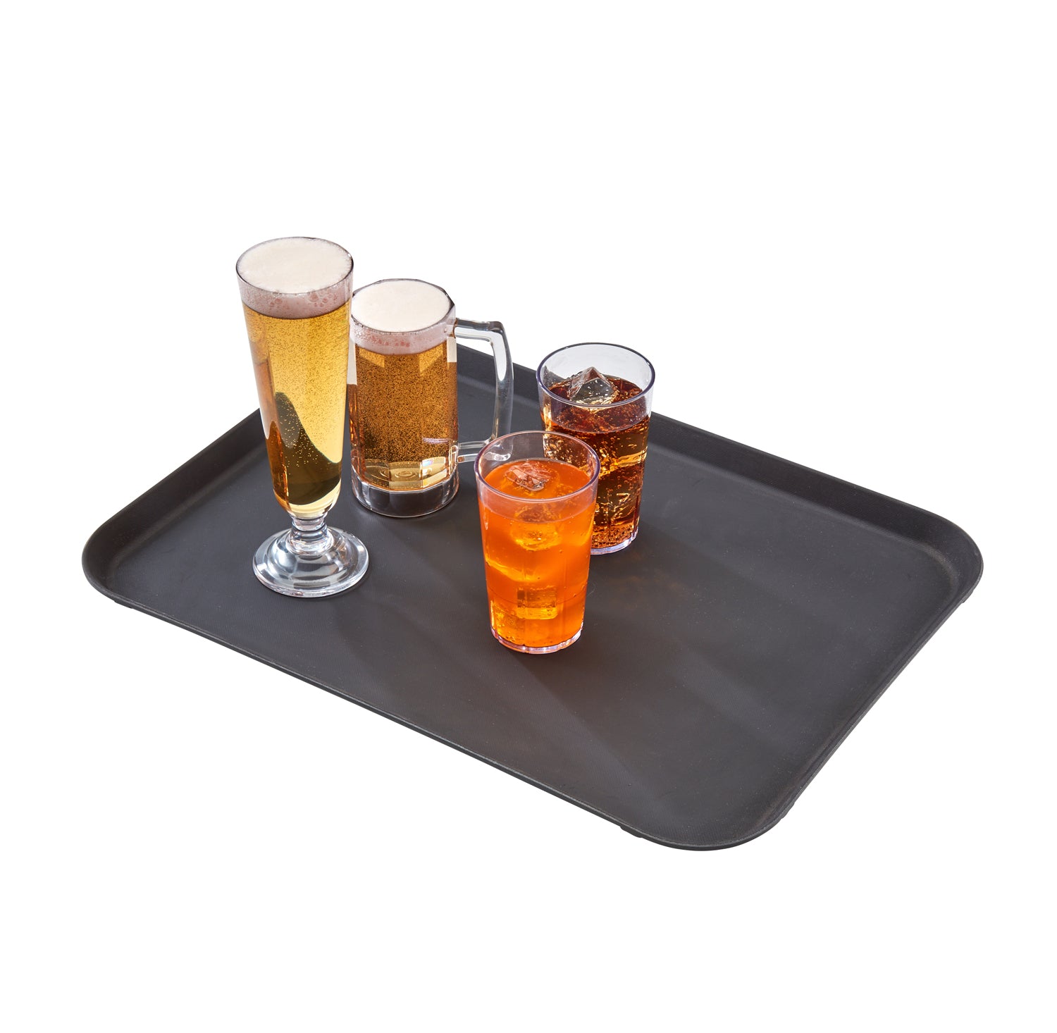 Cambro CAMTREAD NON-SLIP FIBERGLASS TRAY RECTANGULAR ,BLACK ,38CM W X 51.5CM L by Cambro  Food Tray for commercial kitchens