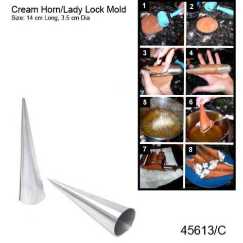 Cater Ace Cream Horn Stainless Steel by Cater Ace  Commercial catering equipment