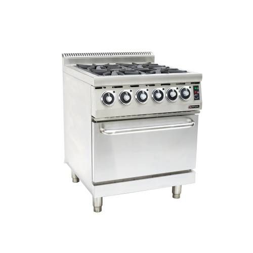 Gas Stove With Electric Oven Anvil - 4 Burner