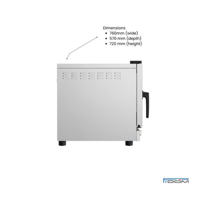 Pidom Leonardo 4-Pan Manual Combi Steam Oven