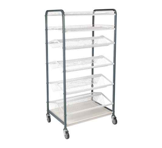 Mobile Crockery Rack - F/Standing - 1130mm - 1700mm Tall