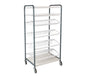 Mobile Crockery Rack - F/Standing - 1130mm - 1700mm Tall