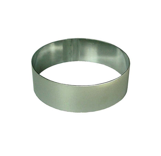 Cake Ring - Round - Stainless Steel - 300 x 58mm