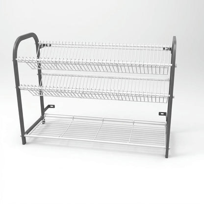 Wall-Mounted Crockery Rack – 3 Shelf | 1105mm | 106 Plate Capacity
