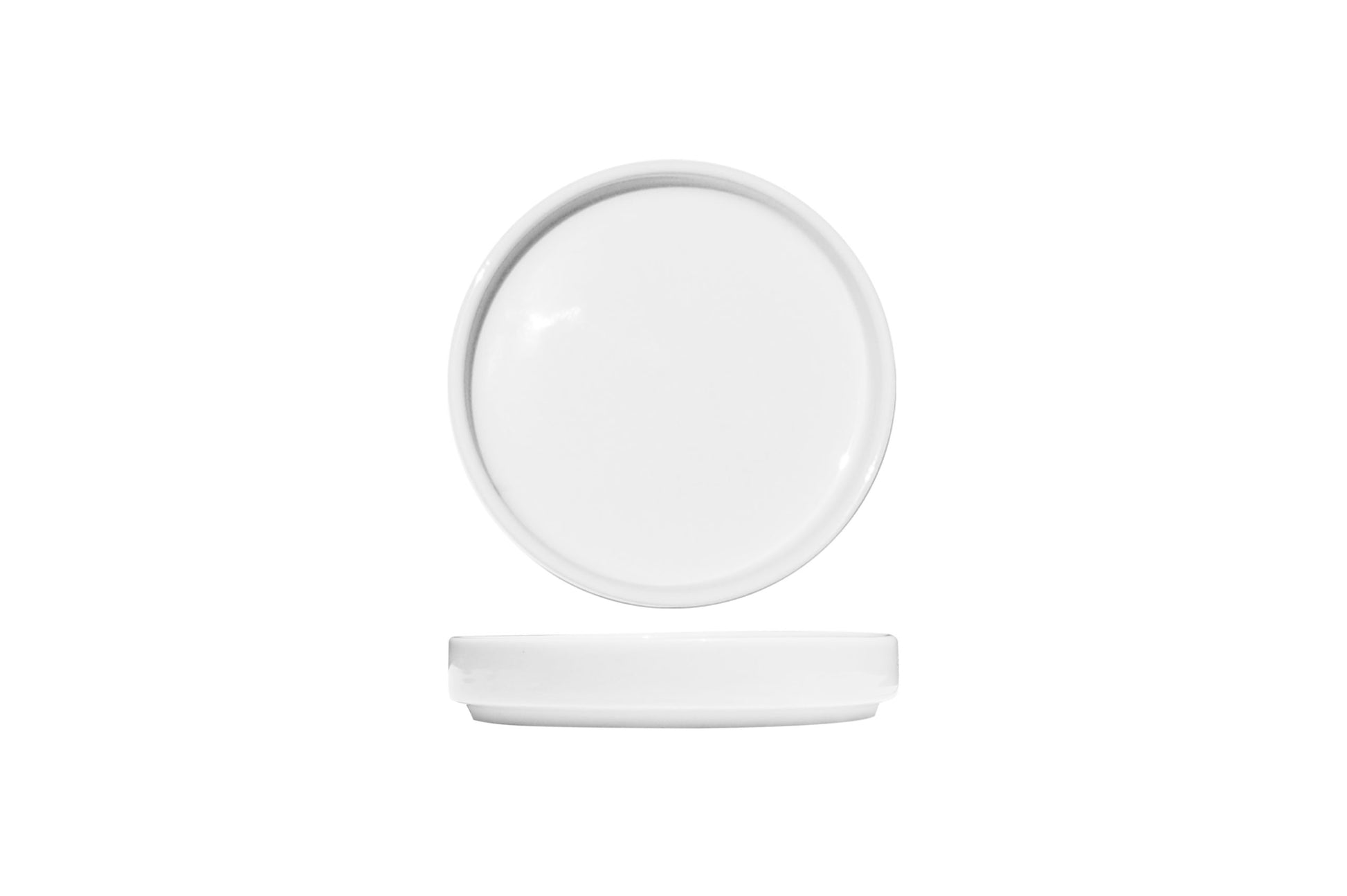 Fortis Studio White Flat Bowl 11cm (Pack of 24) by Fortis  Bowls for commercial kitchens