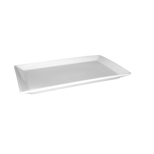 Prima - White - Rectangular Tray - 35Cm X 14Cm (12)