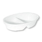 Oval Divided Bowl 20cm (Pack of 6)