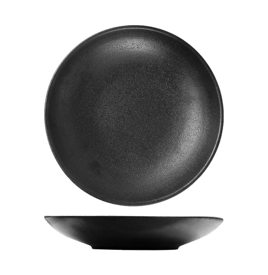 Tempest Black Deep Coupe Plate 28cm (Pack of 12)