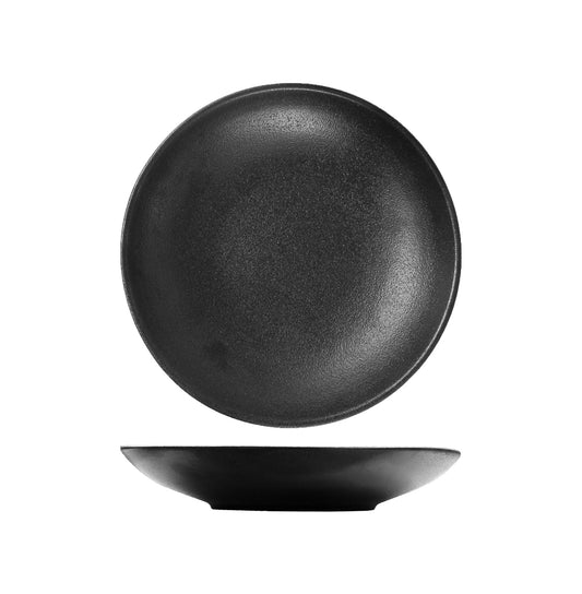 Tempest Black Deep Coupe Plate 24cm (Pack of 24)