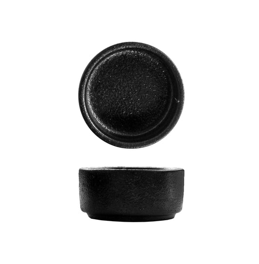 Tempest Black Round Dish 6.5cm (Pack of 24)