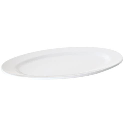 Fortis Oval Rimmed Platter 36cm (Pack of 12) by Fortis  Platters for commercial kitchens