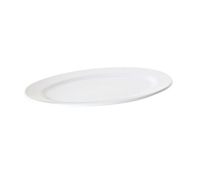 Fortis Oval Rimmed Platter 31cm (Pack of 12) by Fortis  Platters for commercial kitchens
