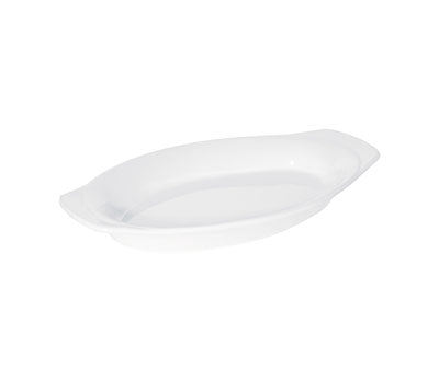 Fortis Oval Eared Dish 20cm (Pack of 12) by Fortis  Ovenware for commercial kitchens