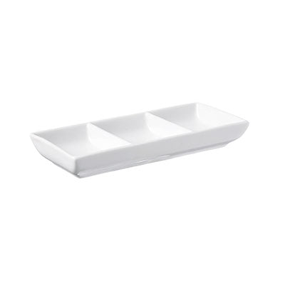 3-Divided Condiment Dish 18cm (Pack of 24)