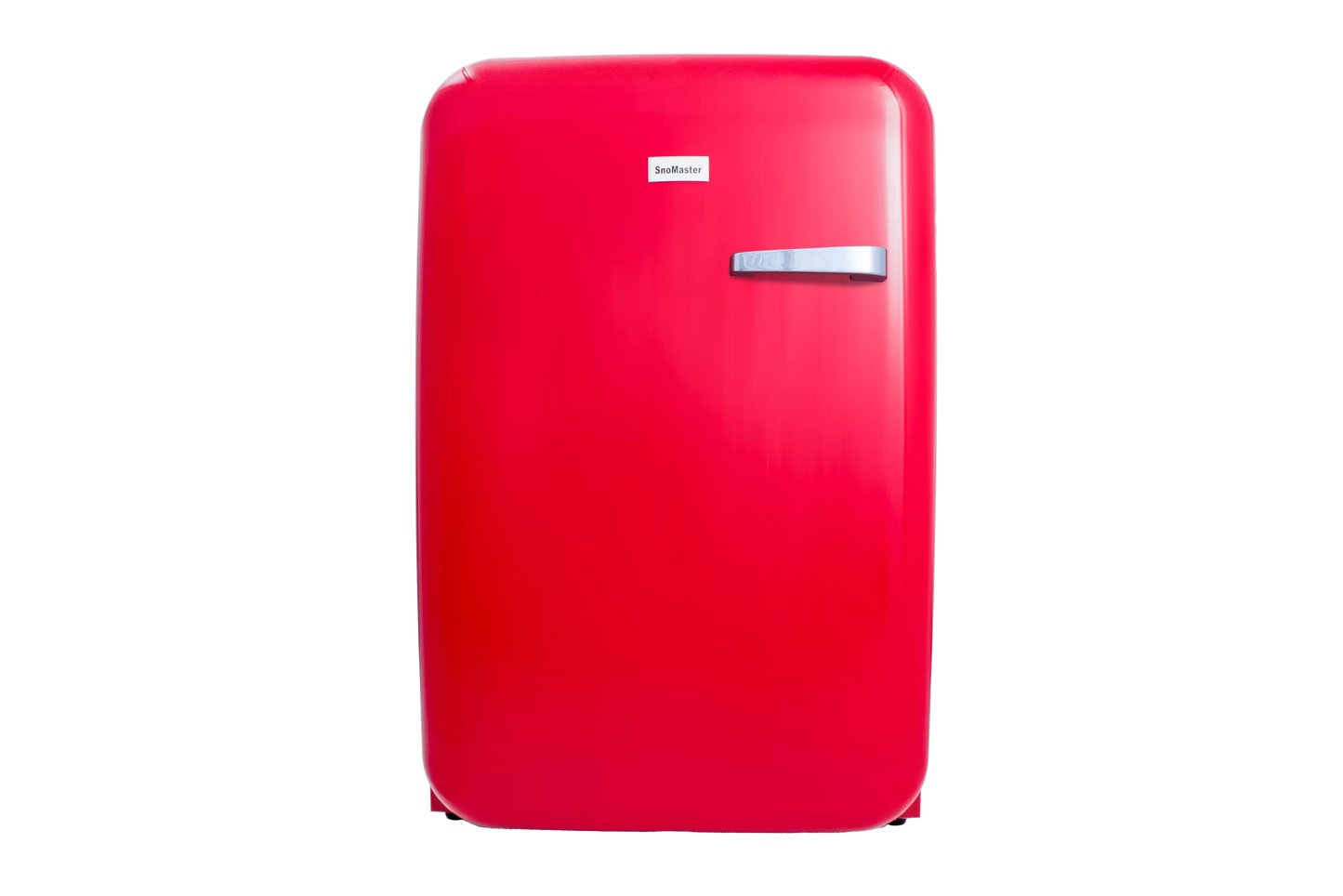 SnoMaster - 115L Solid Door Under-Counter Retro Beverage Cooler - Red (DBQ-220R)