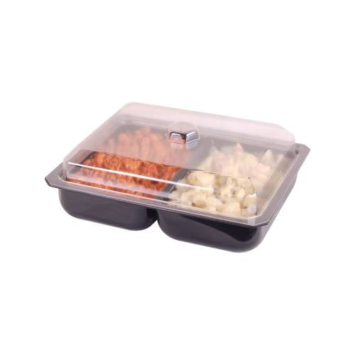 Saladware Deli Dish - 2 Division - 320 x 260 x 60mm