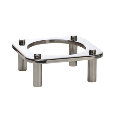 Domino Dish Stand - Round Stainless Steel - 350mm