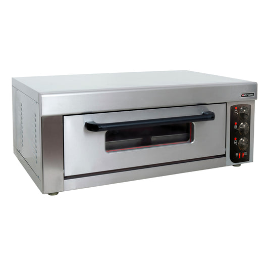 Anvil Deck Oven - Single Deck, 2-Tray Commercial Baking Oven