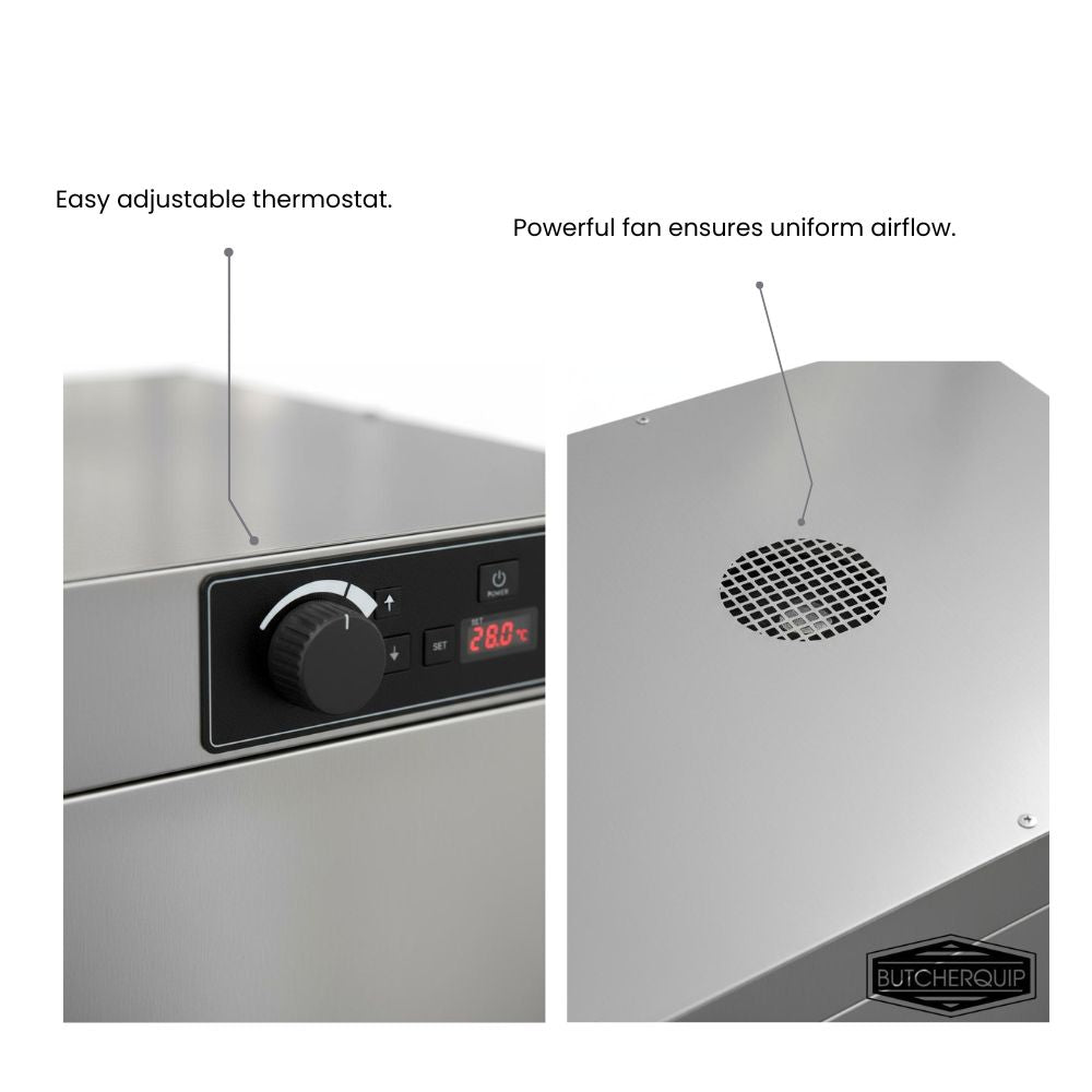 Butcherquip Biltong Cabinet B-Quip 245L Stainless Steel Junior