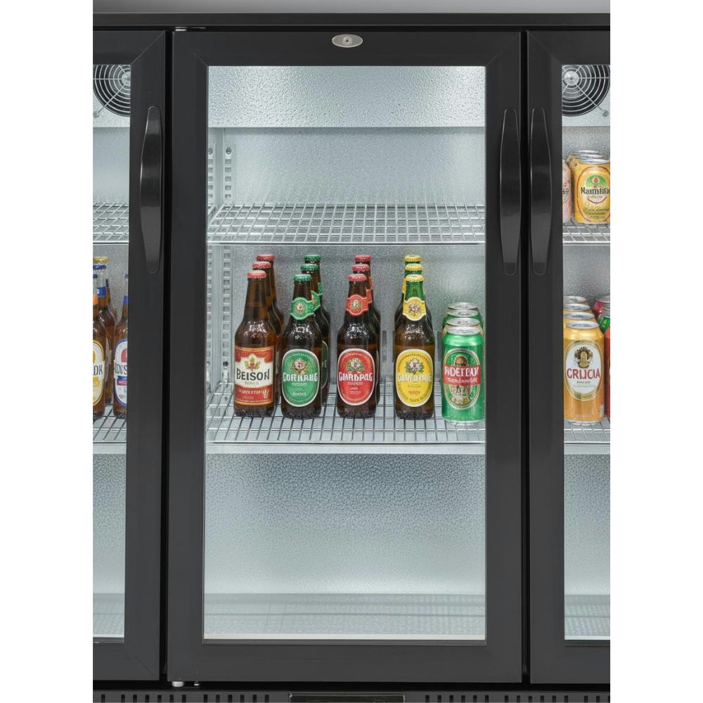 Salvadore Triple-Door Back Bar Cooler