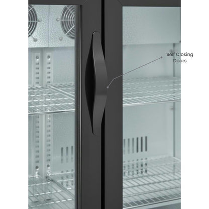 Salvadore Triple-Door Back Bar Cooler