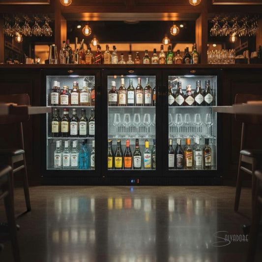 Salvadore Triple-Door Back Bar Cooler
