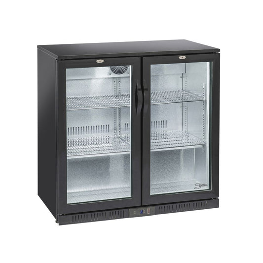 Salvadore Back Bar Cooler – Double Hinged Door | Commercial Bar Refrigerator