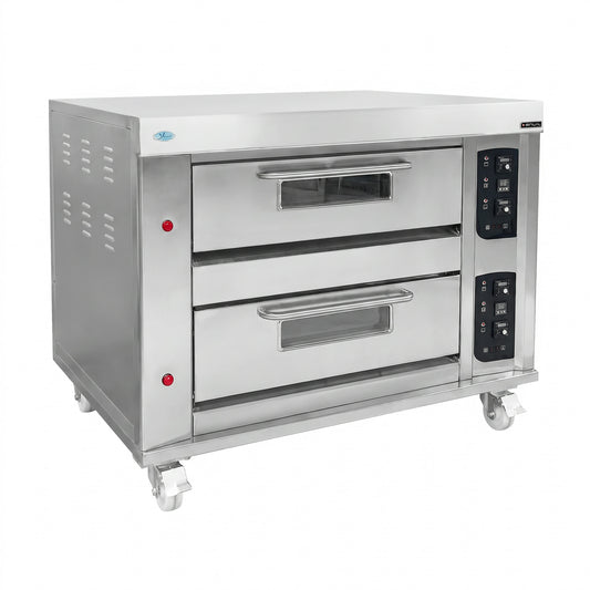 Anvil DOA5002-R01 Double Deck Gas Oven | 4 Tray