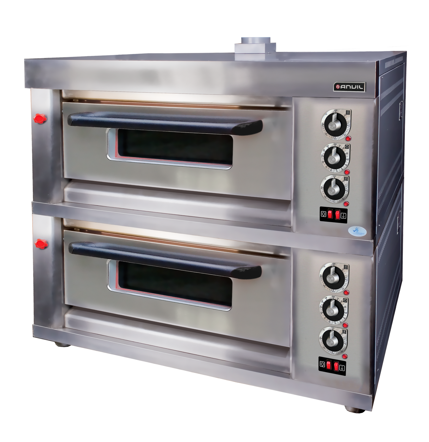 Anvil Gas Deck Oven - Double Deck, 4-Tray Commercial Oven by Anvil  Oven for commercial kitchens