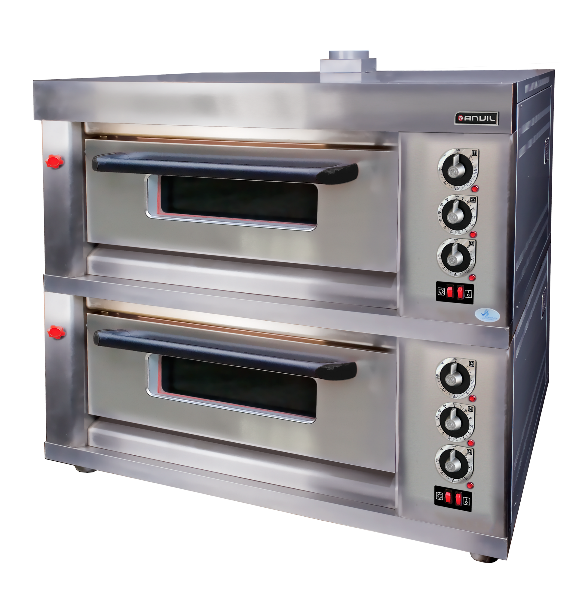 Anvil Gas Deck Oven - Double Deck, 4-Tray Commercial Oven by Anvil  Oven for commercial kitchens