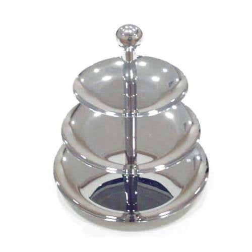 Stainless Steel Display Stand - 3 Tier - 266 x 220 x 167mm