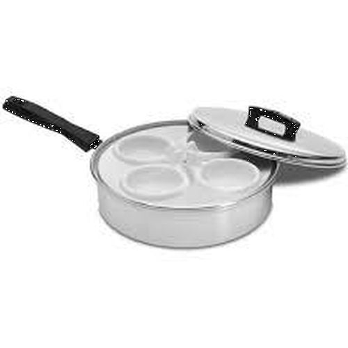 Cater Ace Egg Poacher Aluminium (4 Cup) by Cater Ace  Commercial catering equipment