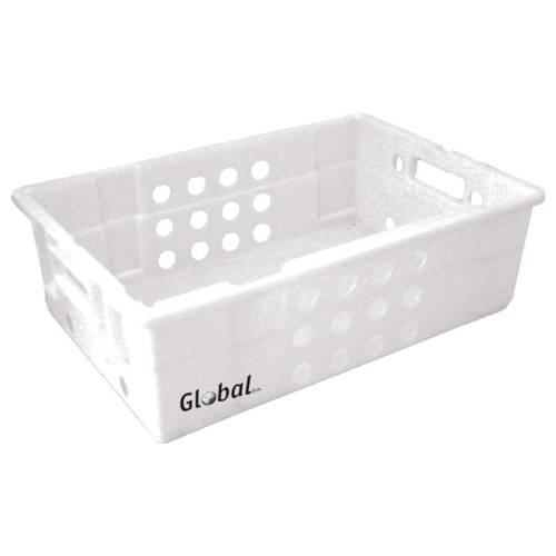 Plastic Freezer Crate - Vented - 600 x 400 x 188mm