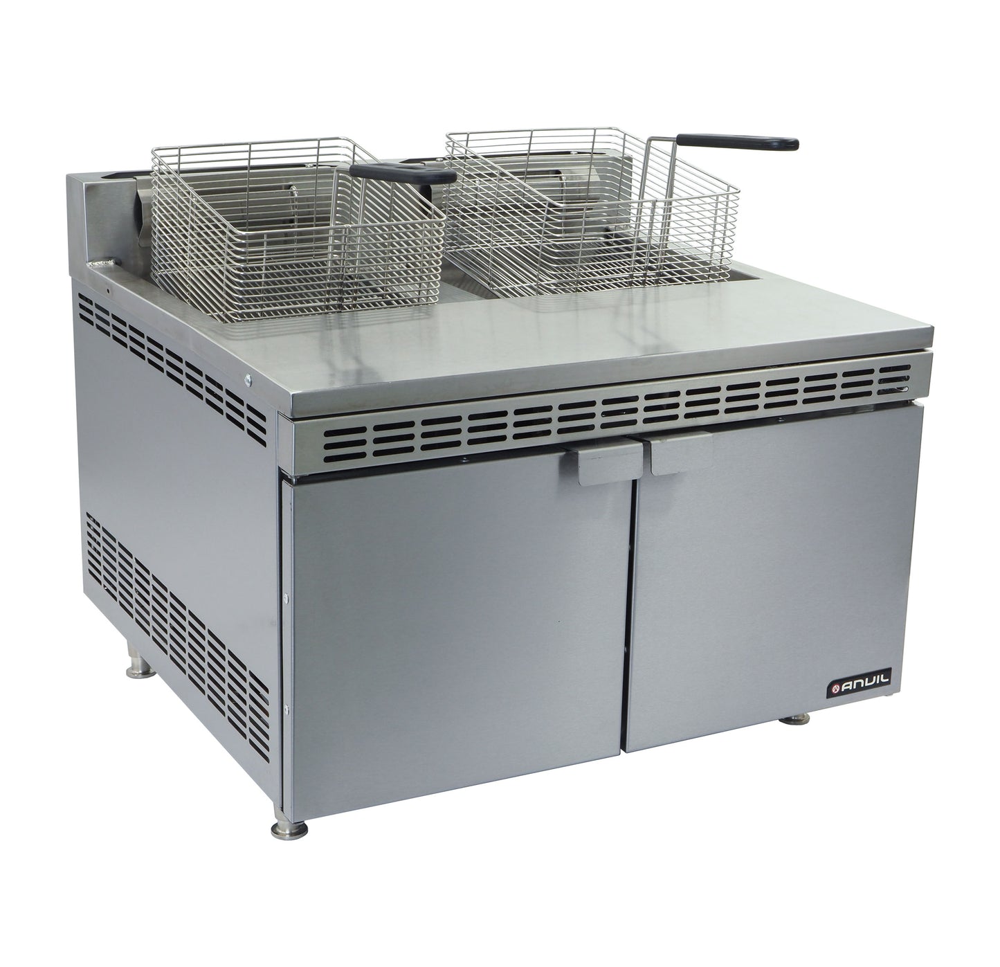 Anvil Fish Fryer - Double Pan - Gas [New] by Anvil  Fryer for commercial kitchens
