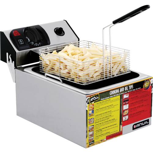Anvil Frozen Chip Fryer - Single Pan (McCain Compatible)