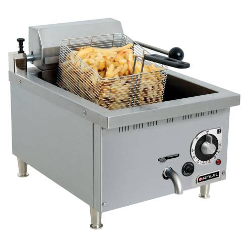 Fish Fryer Anvil - 1 X 10Lt - High Speed - 5.6Kw - Elec