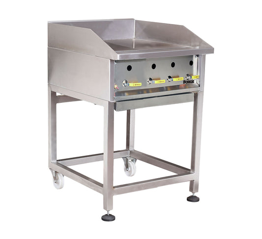 Heavy Duty Solid Top Gas Griller - 600mm