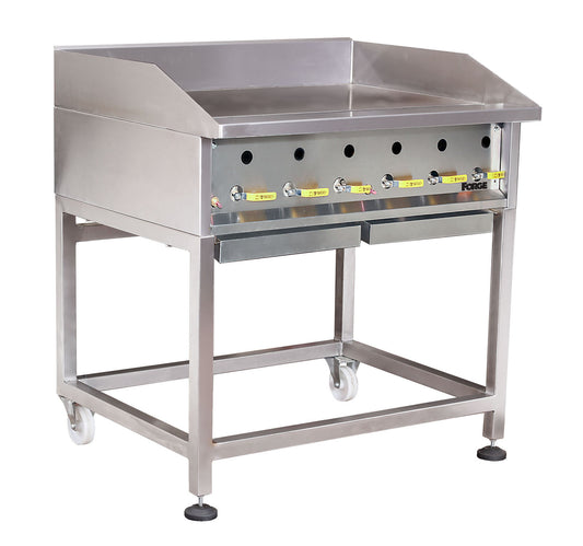 Heavy Duty Solid Top Griller - Gas - 900