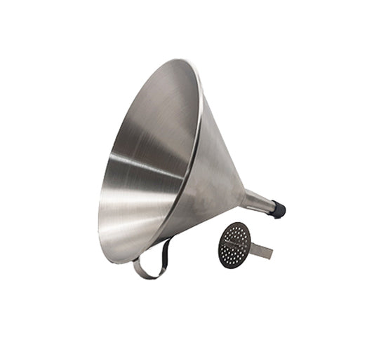 Funnel - Stainless Steel with Removable Strainer - 200mm by Other Brands  Funnel for commercial kitchens