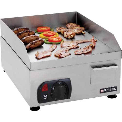 Anvil Electric Flat Top Grill - 400mm by Anvil  Commercial catering equipment
