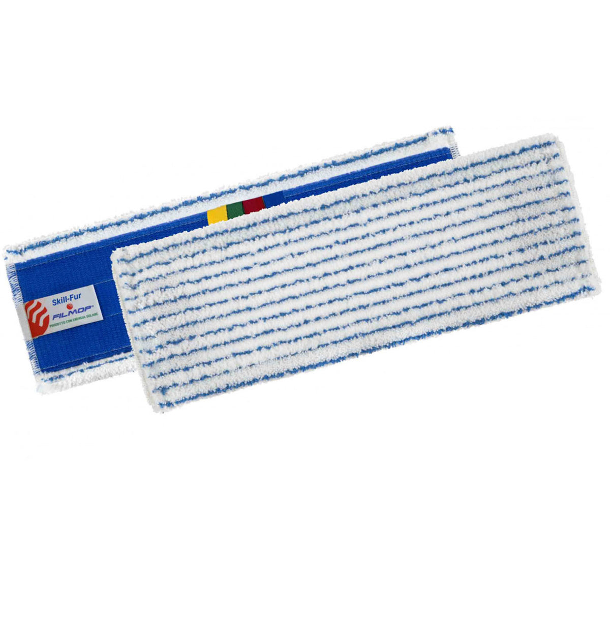 40cm Blue Microfibre Mop Sleeve with Colour Tags — supplier product image