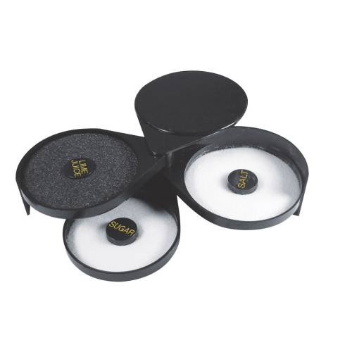 GLASS RIMMER COMBINATION ,3 TIER(BLACK)