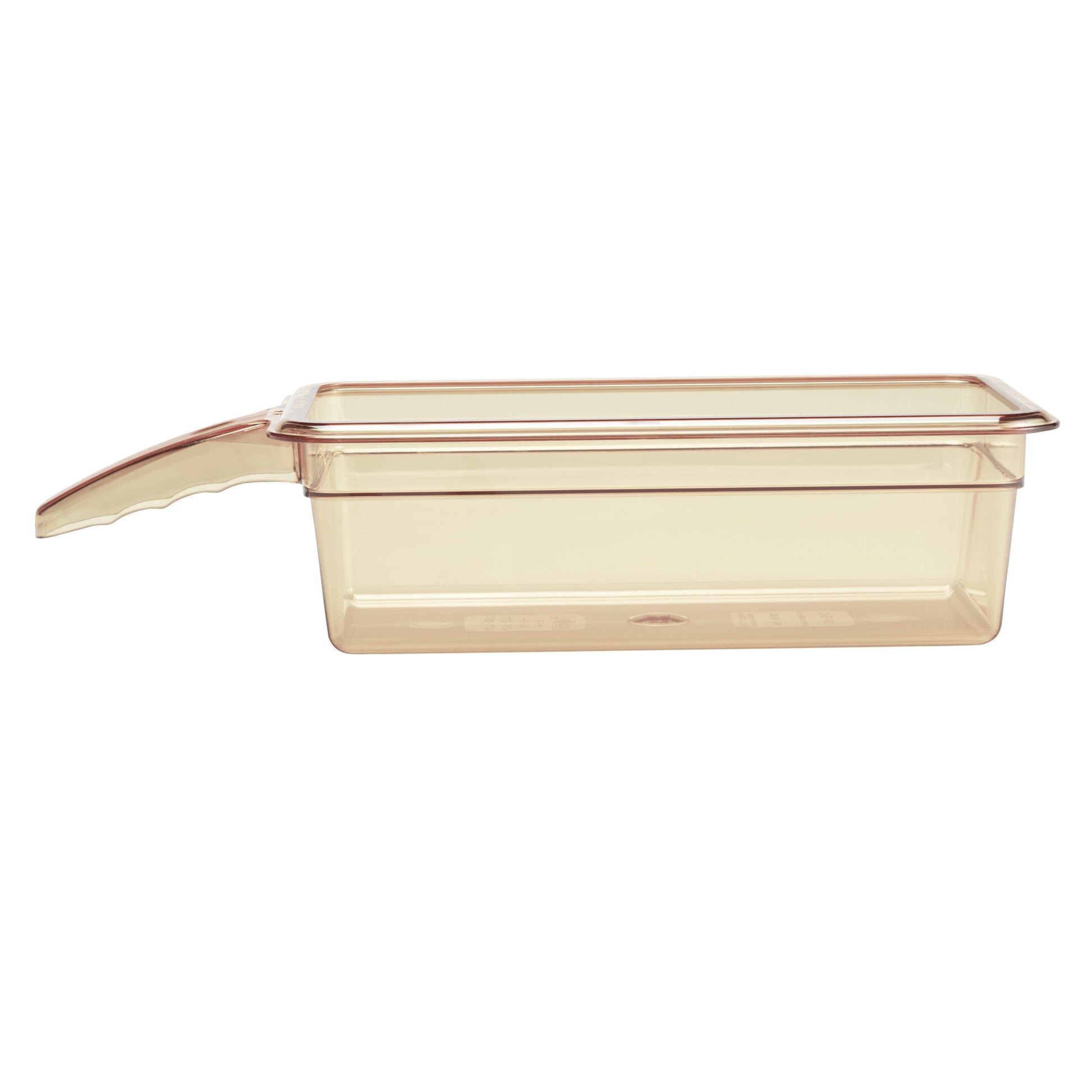 Cambro High Heat 1/3 GN Pan with Single Handle -Amber (100mm Deep) by Cambro  Commercial catering equipment
