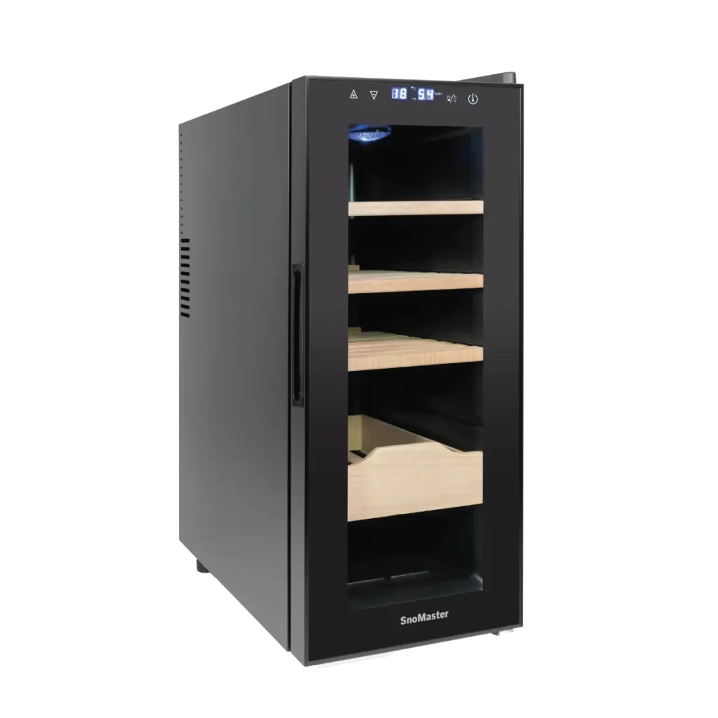 SnoMaster Z150163 35L Counter-Top Thermo-Cooled Cigar Humidor