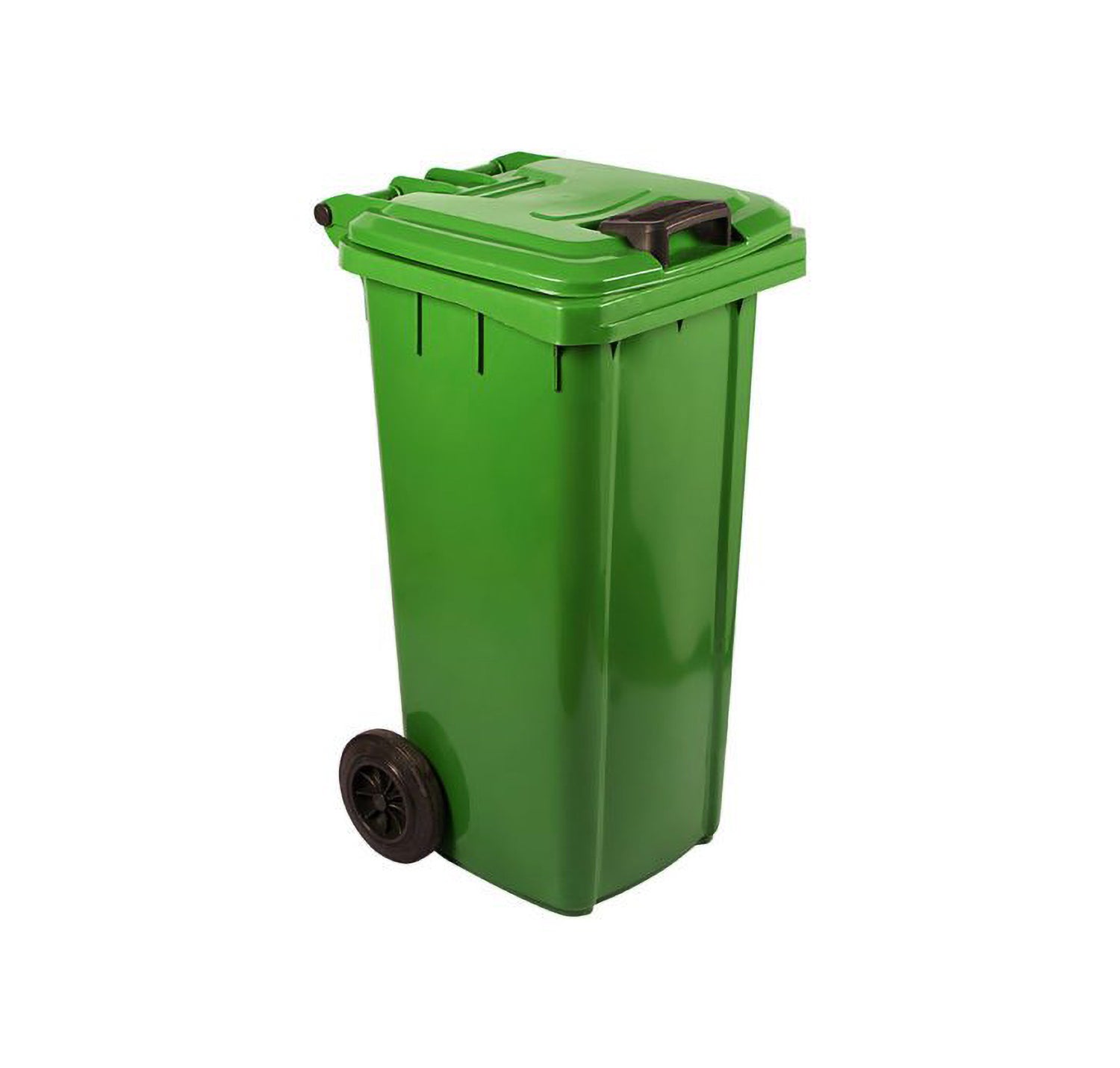 Global Mobile Refuse Bin 120Lt Green (Organic Waste) by Global  Commercial catering equipment